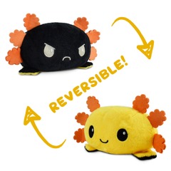 Reversible Axolotl Plushie - Yellow/Black